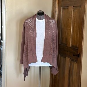 NWOT MODA International by Victoria Secret purple and grey long sleeve Size Med